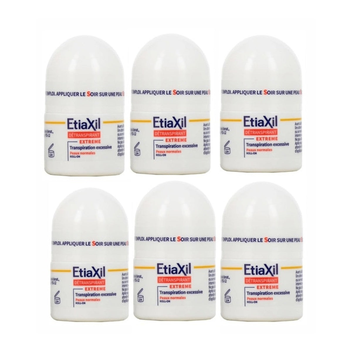[Etiaxil] Detranspirant Roll-On for Normal Skin (6-Pack)