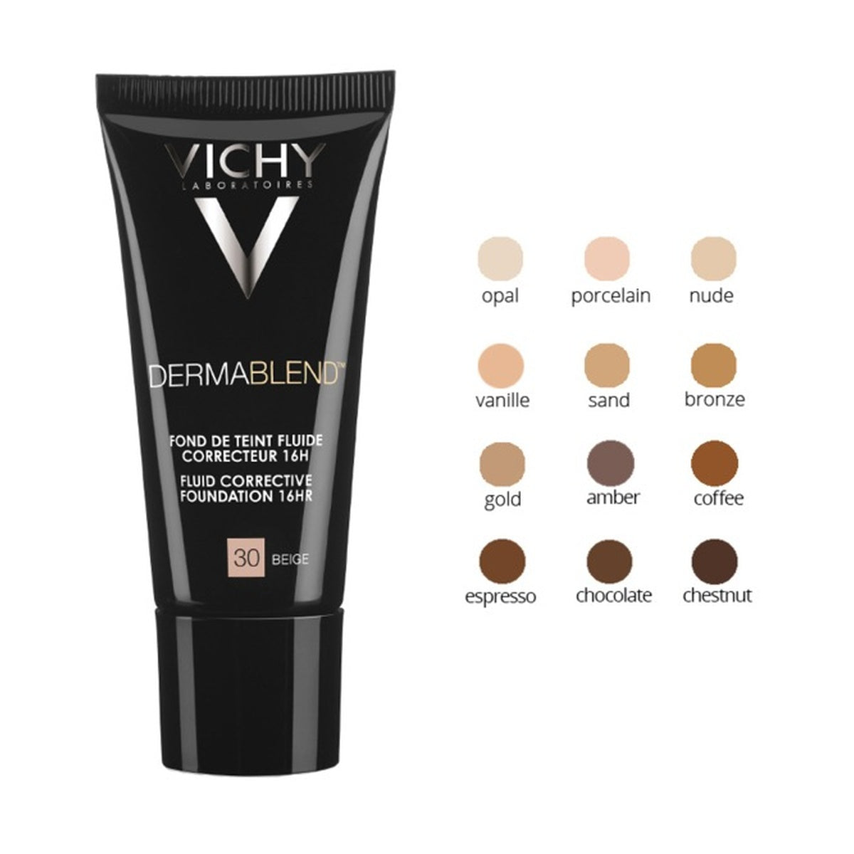 [VICHY] Dermablend Corrective Fluid Foundation 30 ml