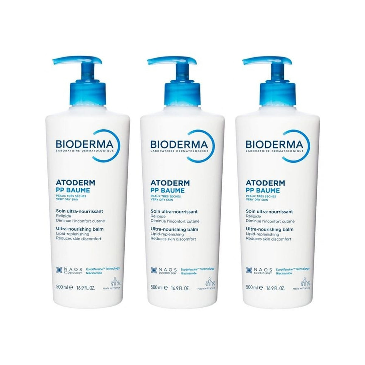 [BIODERMA] ATODERM PP BAUME 500 ml x 3