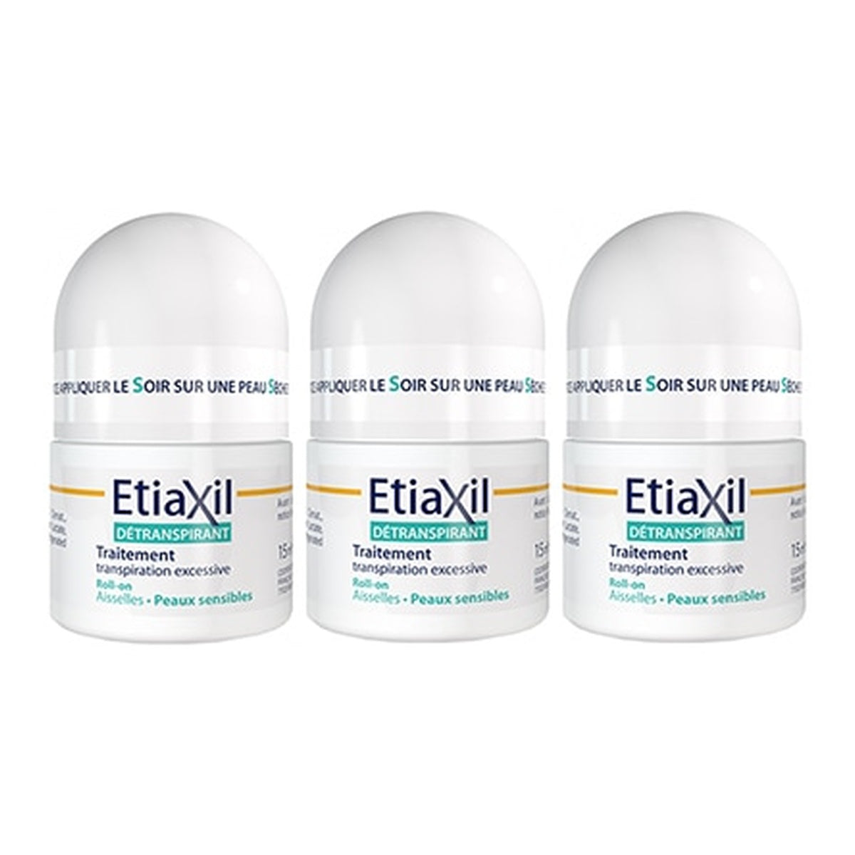 [Etiaxil] Detranspirant Sensitive Skin Roll-On Deodorant (3-Pack)
