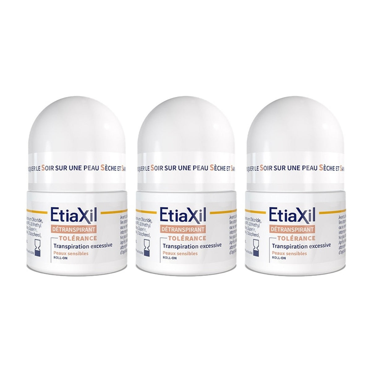 [Etiaxil] Detranspirant Treatment Confort+ for Very Sensitive Skin 15ml (3-piece Set)