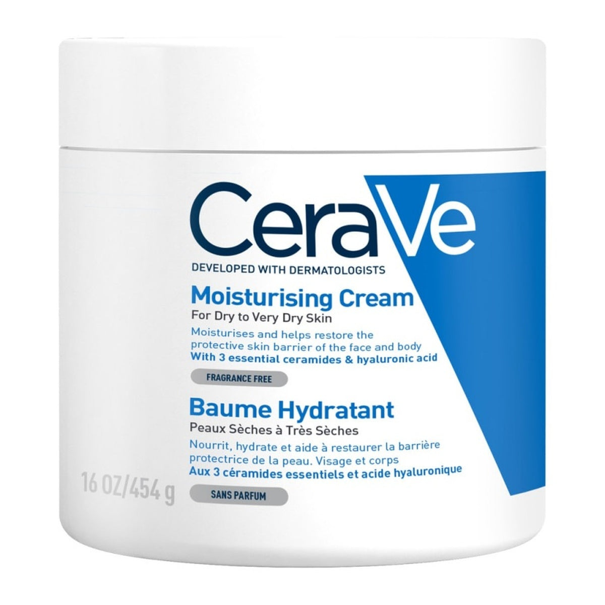 [CeraVe] MOISTURISING CREAM- 454ML