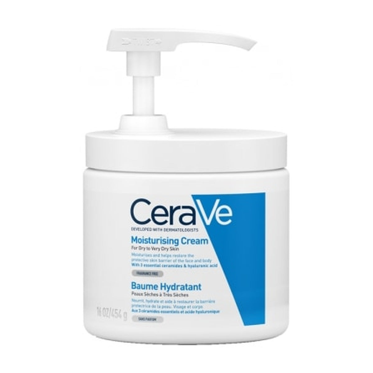 [CeraVe] MOISTURISING CREAM WITH PUMP 454 ml