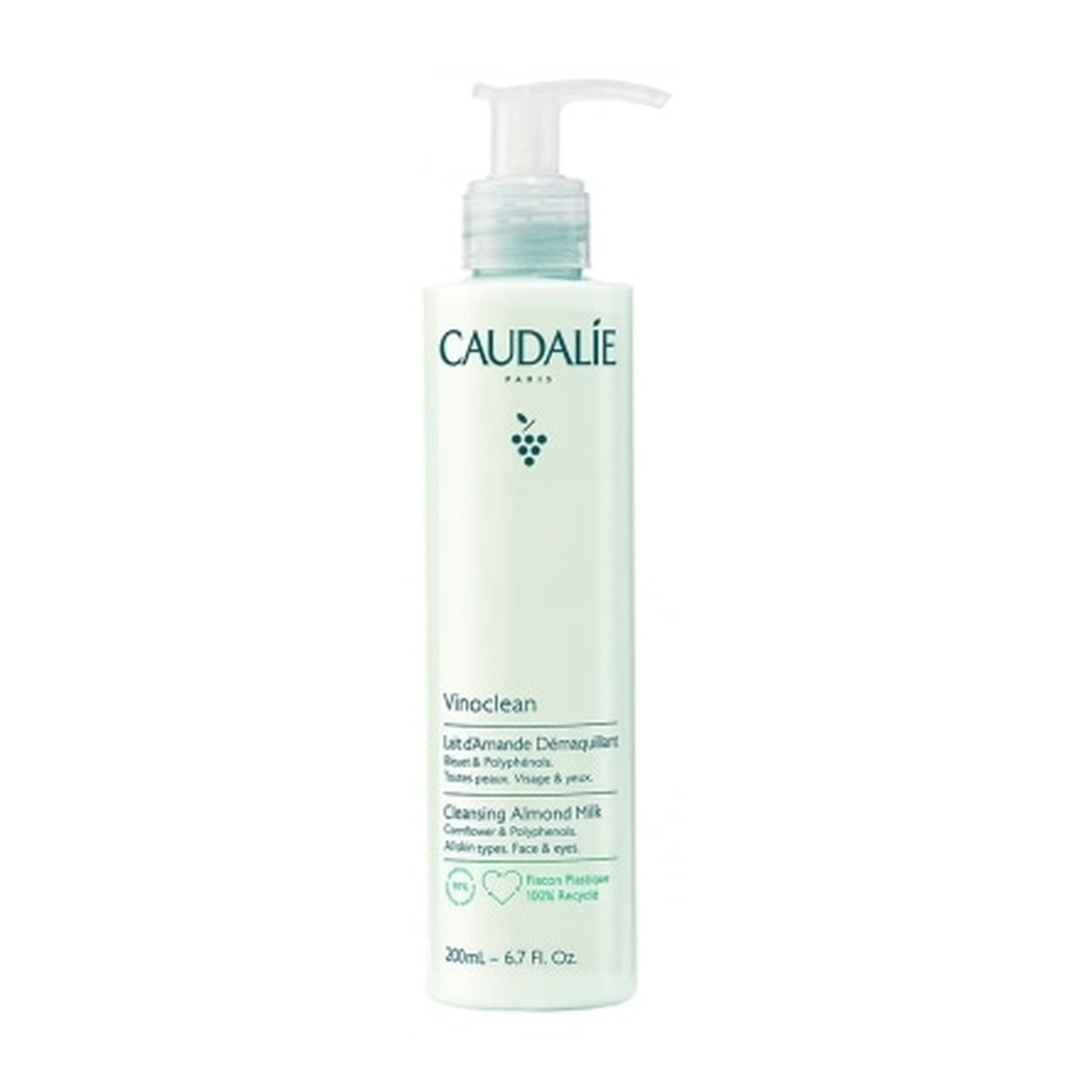 [CAUDALIE] Vinoclean Almond Cleansing Milk - 200 mL