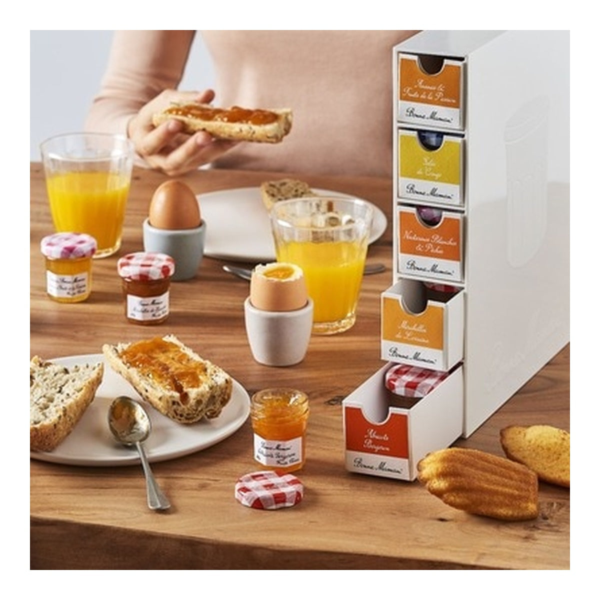 [Bonne Maman] Mon Confiturier - Yellow Fruit Assortment 30 g x 25