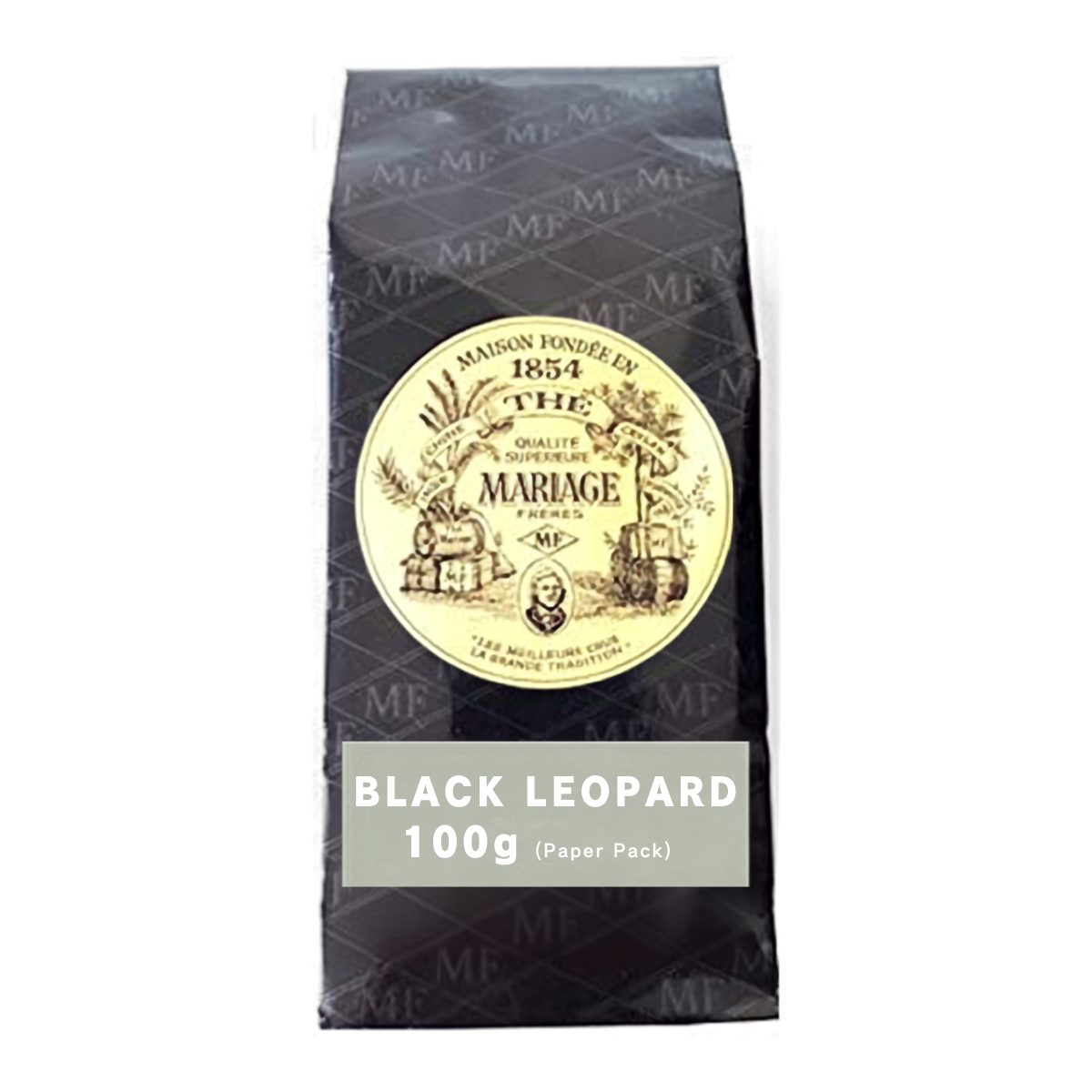 [Mariage Fréres] Black Leopard Tea 100g (Paper Pack)