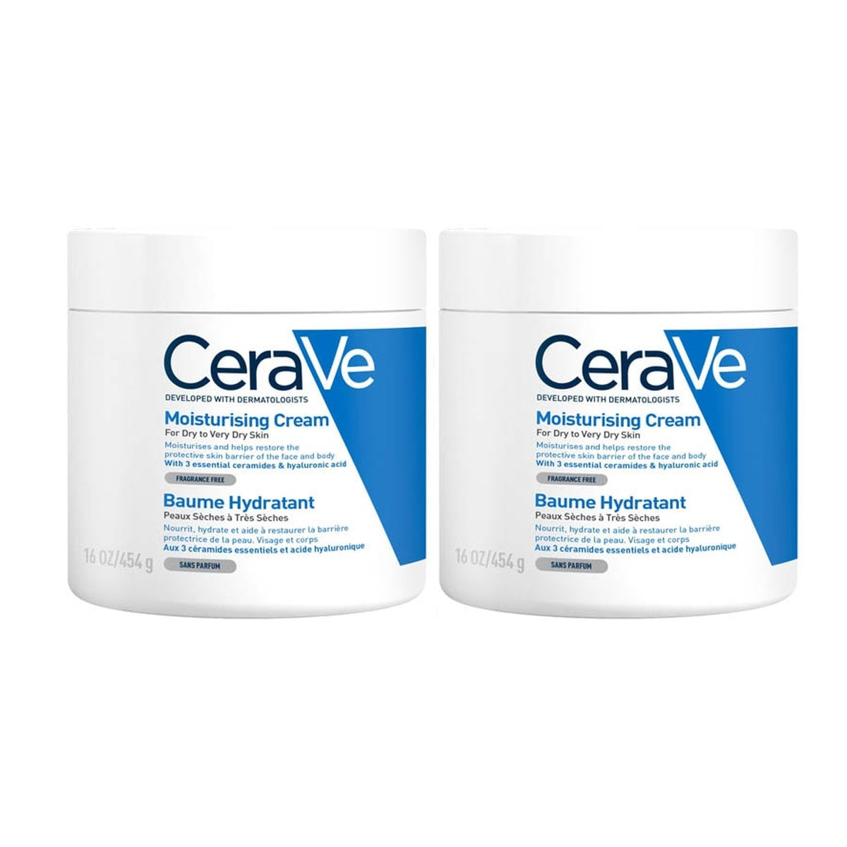 [CeraVe] Moisturizing Cream 454 g - 2 Pack
