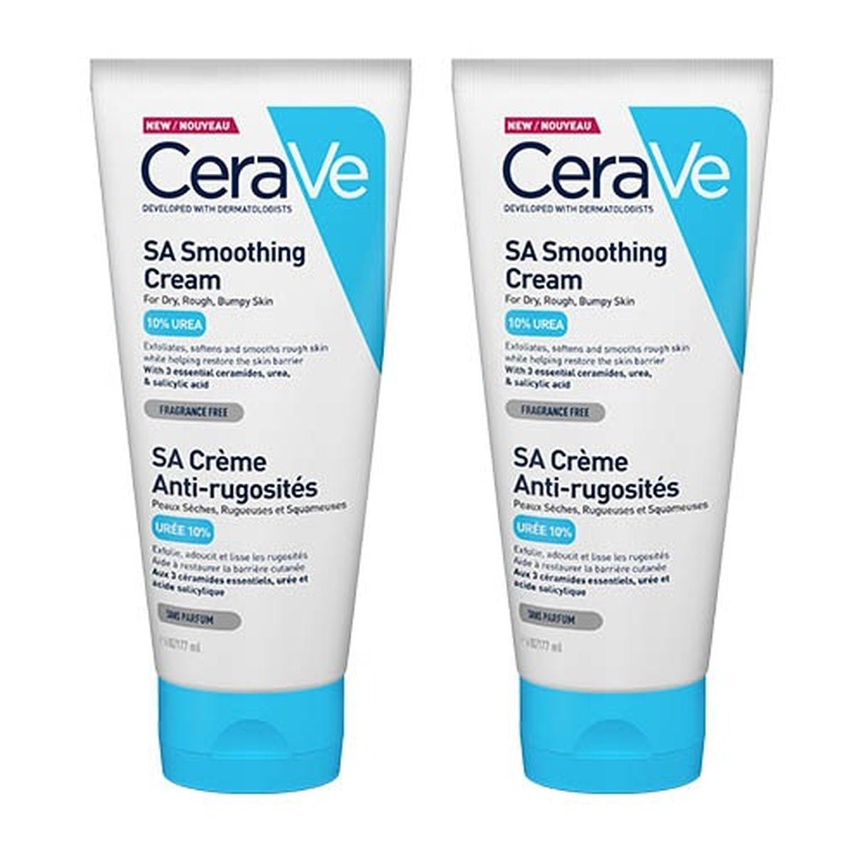 [CeraVe] SA SMOOTHING CREAM - 177 ml 2 pcs