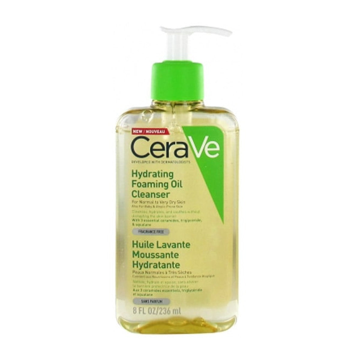 [CeraVe] HYDRATING FOAMING OIL CLEANSER 236 ml