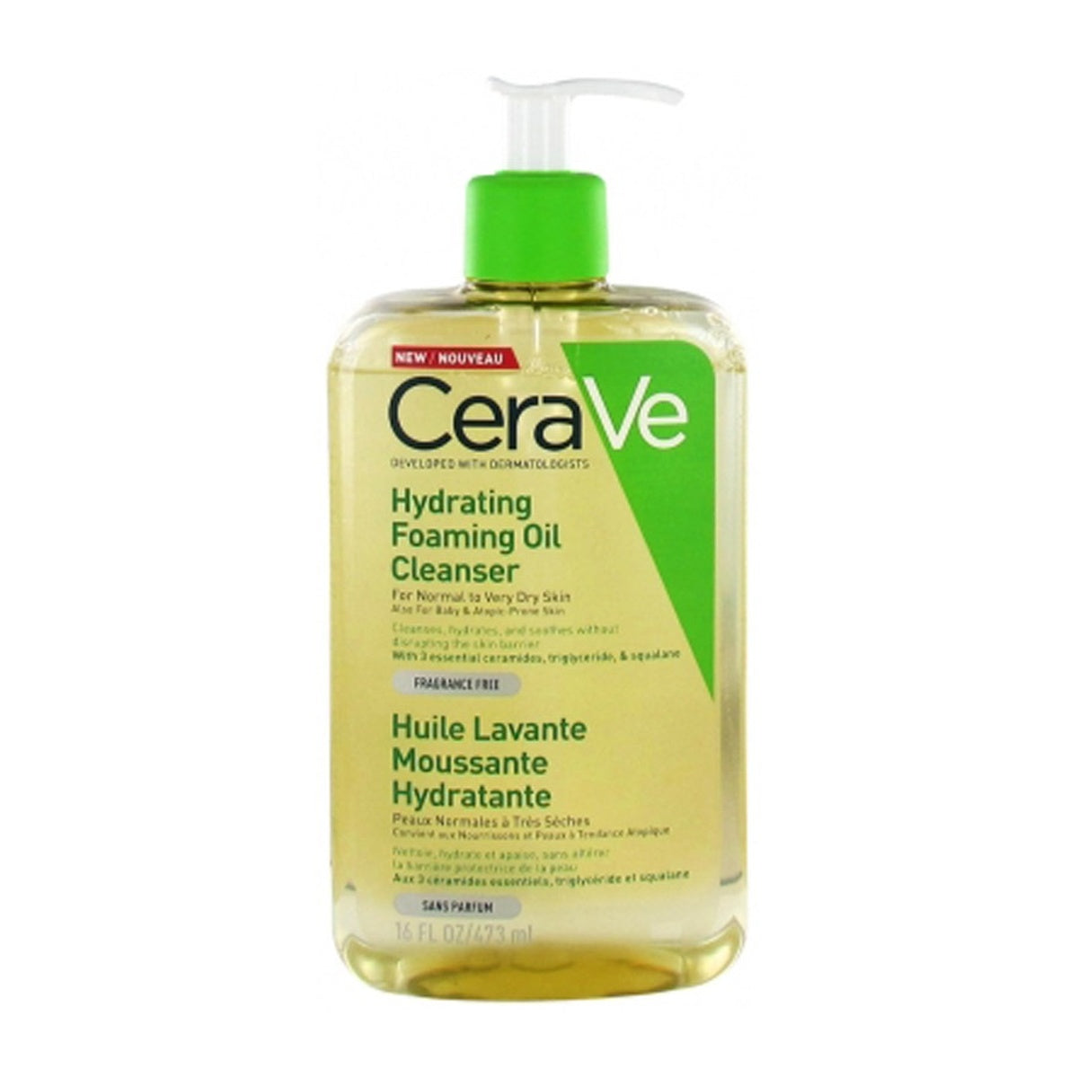 [CeraVe] HYDRATING FOAMING OIL CLEANSER 473 ml
