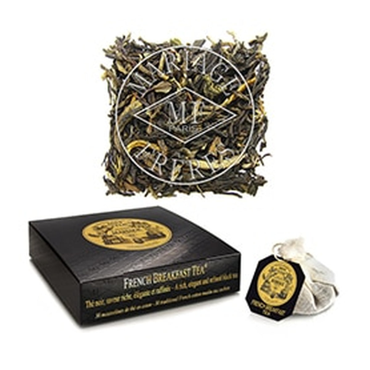 [MARIAGE FRERES] FRENCH BREAKFAST 30 MOUSSELINES COTTON TEABAGS