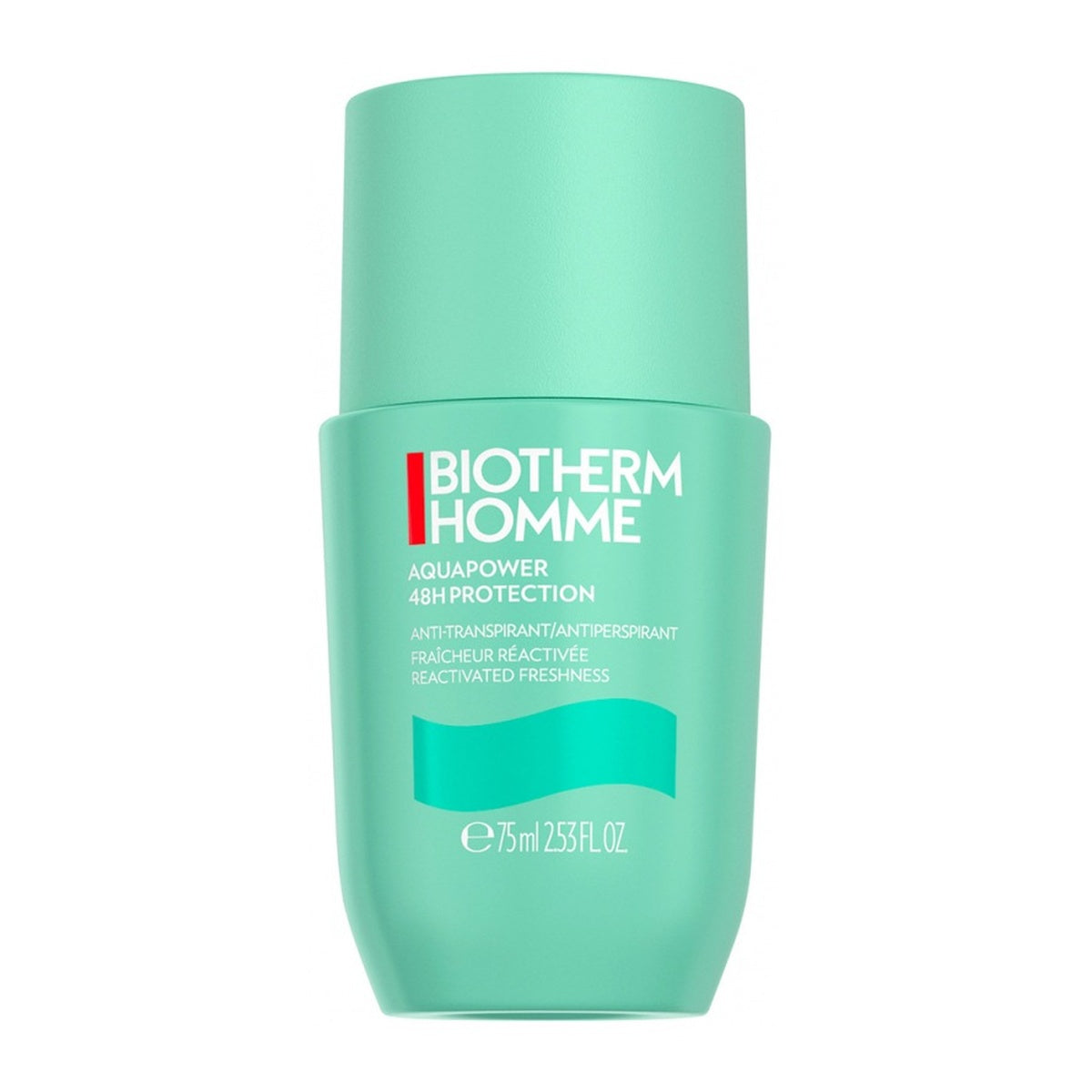【BIOTHERM】HOMME AQUAPOWER DEODORANT 48H ROLL ON 75ml