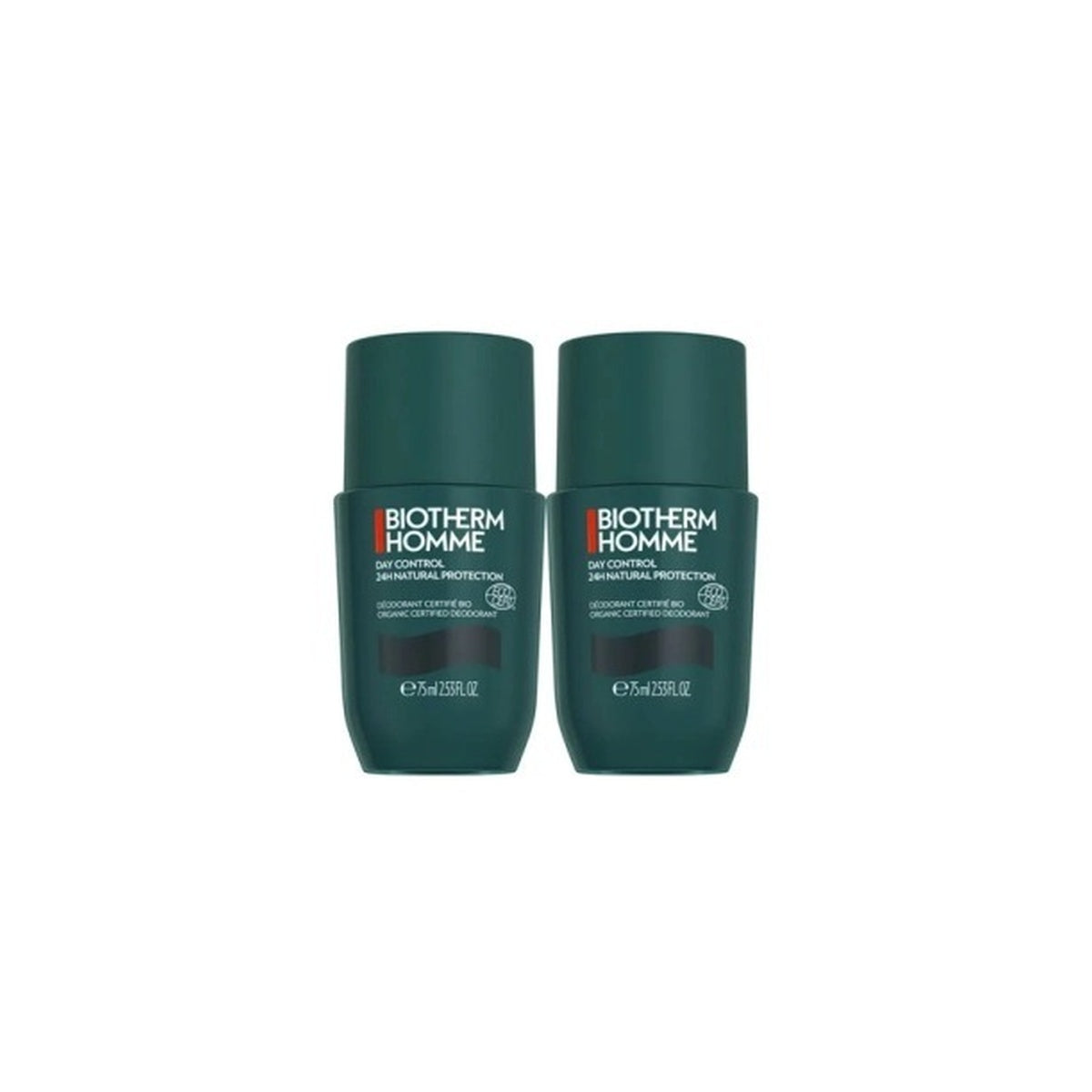 【BIOTHERM】HOMME DEODRANT ROLL-ON 24H CONTROL NATUREL PROTECTION 75mlx2