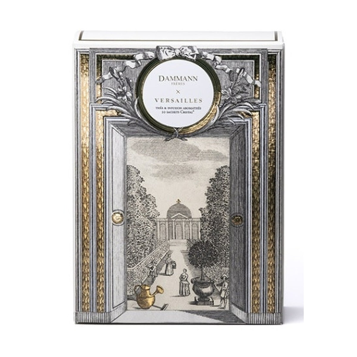 [DAMMANN FRERES] Versailles Luxury Crystal Tea Sachet Coffret - 20 Sachets (40 g)