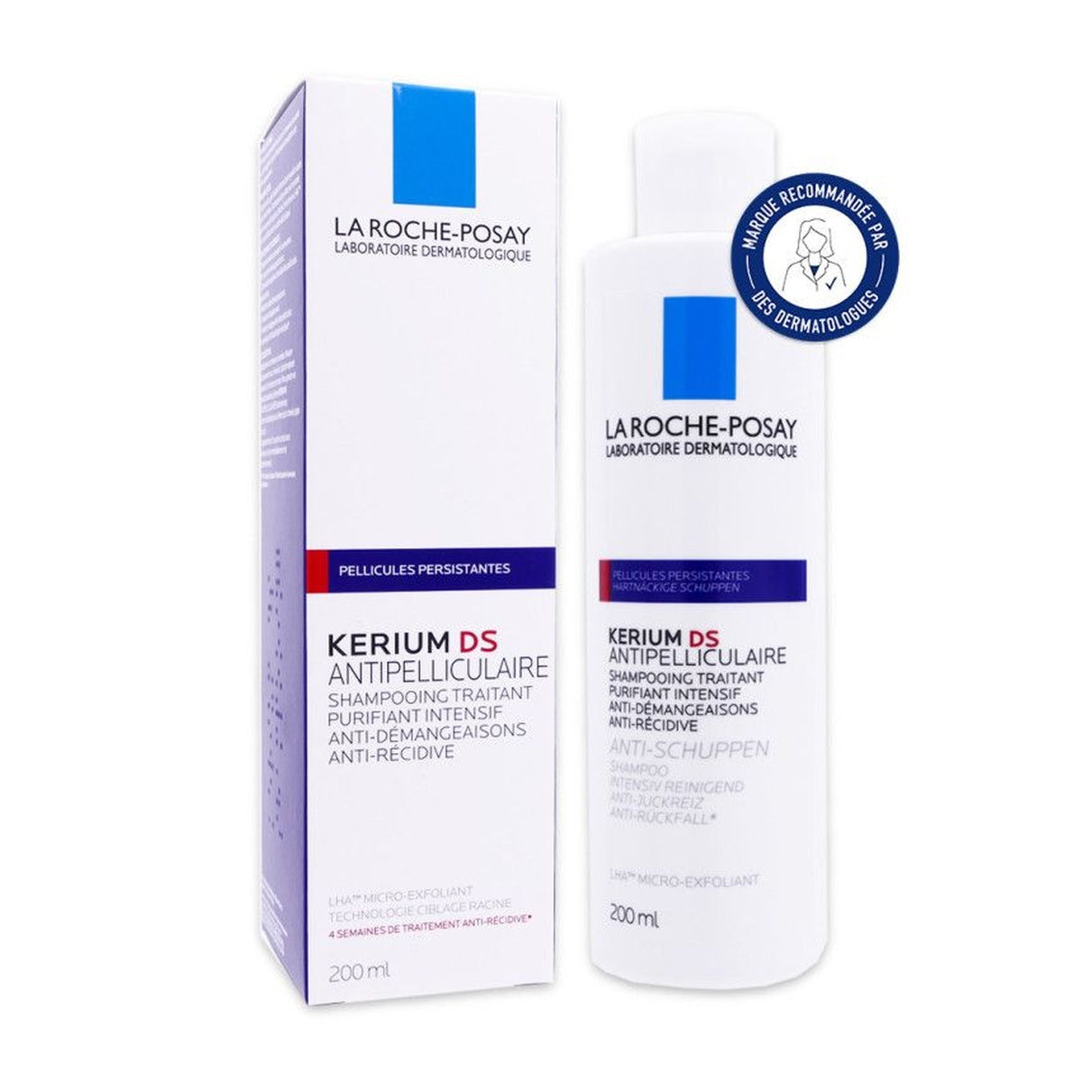 [LA ROCHE POSAY] Kerium DS Anti-Dandruff Shampoo 200 ml