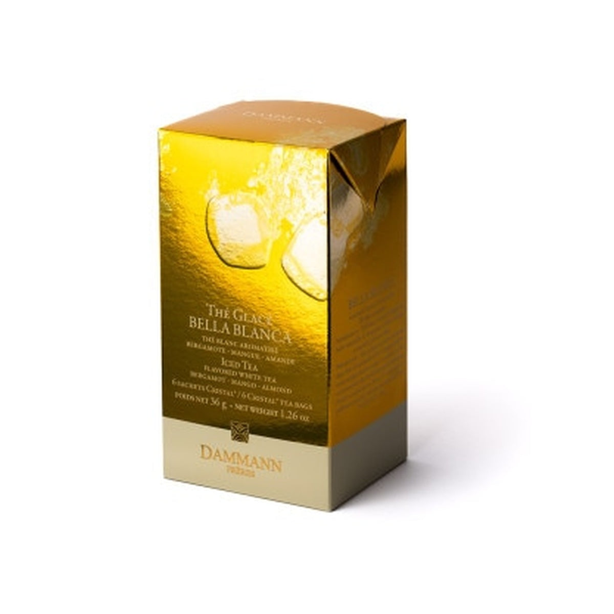 [DAMMANN FRERES] Bella Blanca Iced Tea, 6 Wrapped Sachets