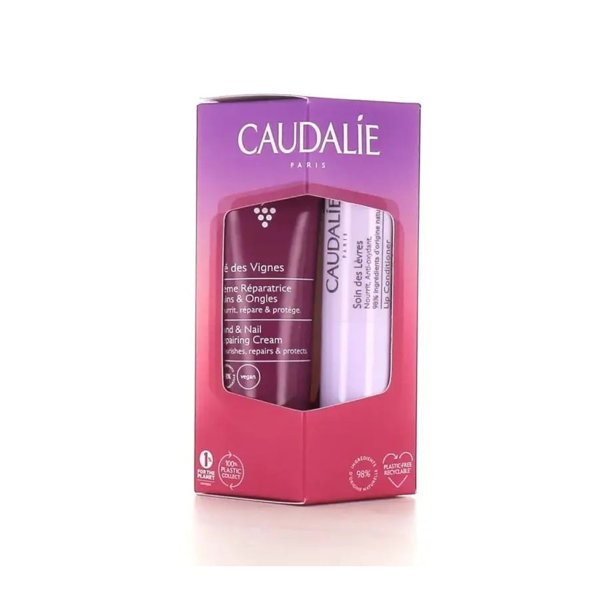 [CAUDALIE] De Vigne Hand Cream & Lip Balm Duo