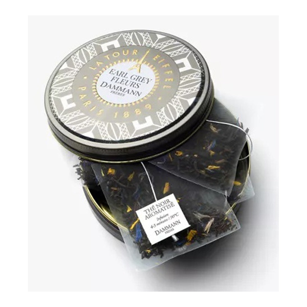 [DAMMANN FRERES] Earl Grey Fleurs Candy Box - 6 Crystal Tea Sachets