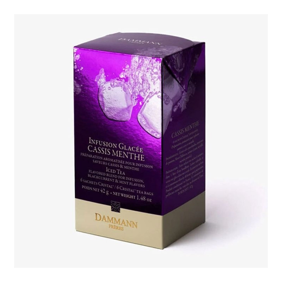 [DAMMANN FRERES] Iced Infusion - Blackcurrant & Mint (6 Tea Bags)