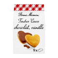 [Bonne Maman] Tender Hearts Chocolate & Vanilla - 9 Pieces