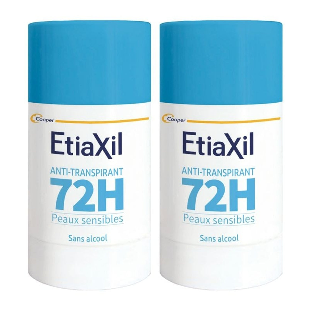 [Etiaxil] Antiperspirant Deodorant Stick 72-Hour 40ml (2 Pack)