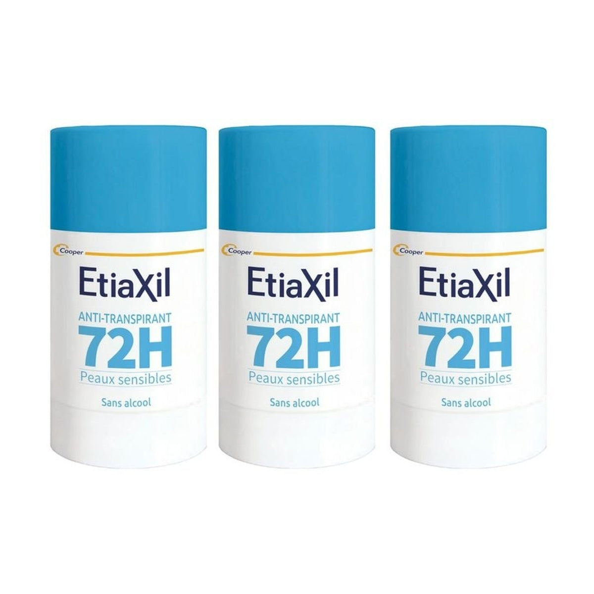 [Etiaxil] 72-Hour Antiperspirant Deodorant Stick 40ml (3-Pack)