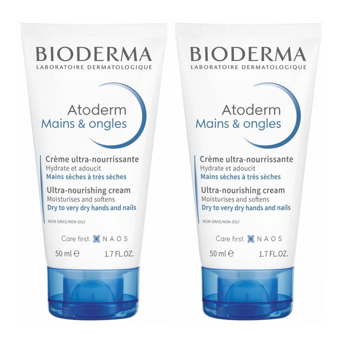 [BIODERMA] ATODERM Hand and Nail Cream 50 ml (2 Pack)