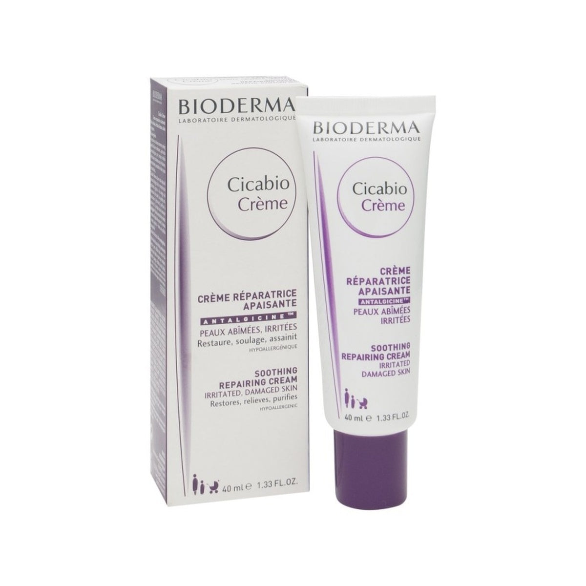 [BIODERMA] Cicabio Soothing Repair Cream for Irritated Skin 40 ml