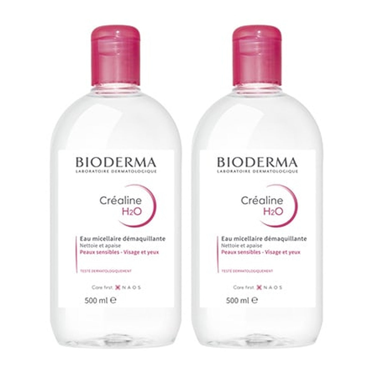 [BIODERMA] CREALINE H2O 2 x 500 ml