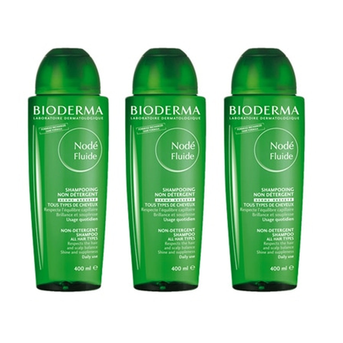 [Bioderma] Node Fluide Shampoo 400ml (3-Pack)