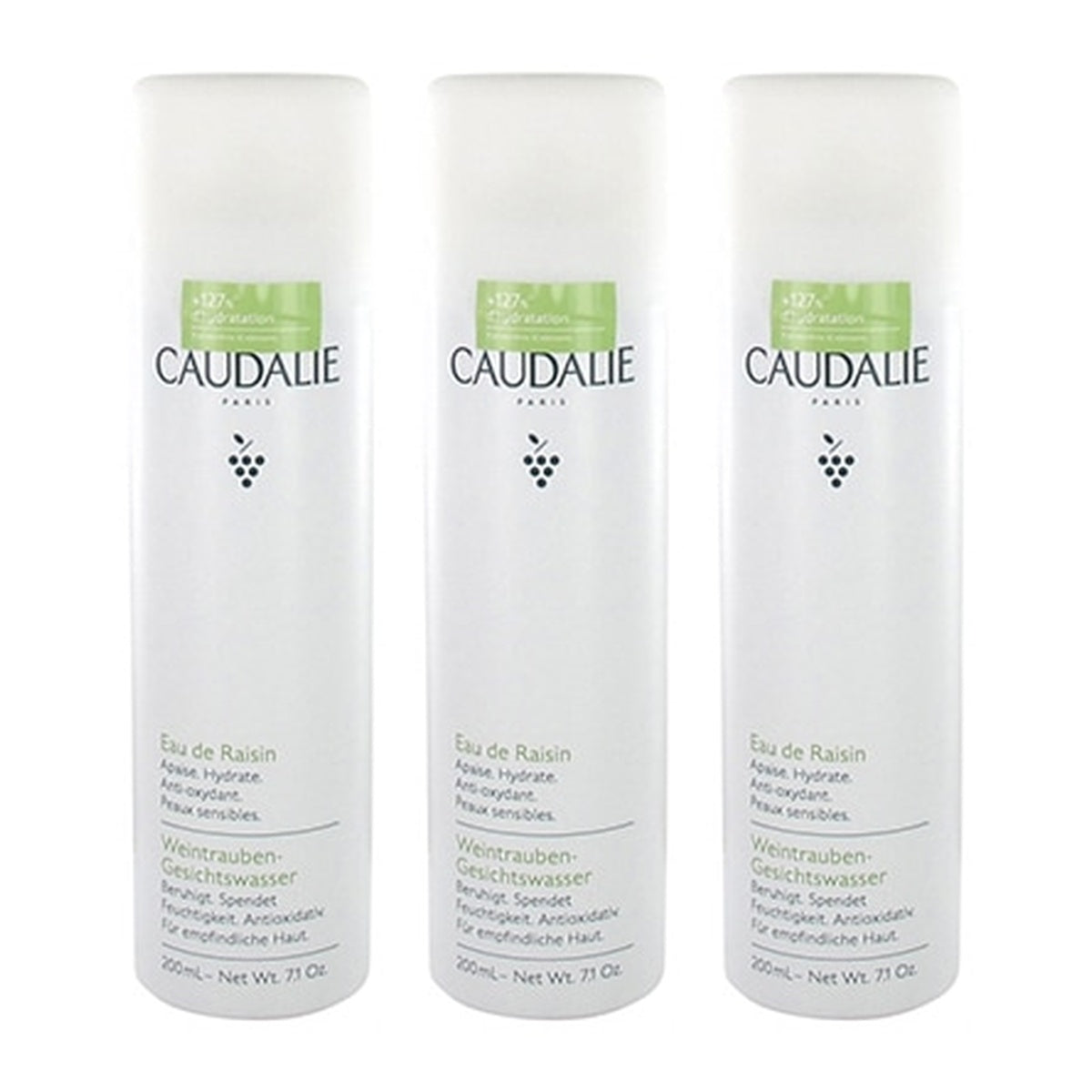 [Caudalíe] Organic Grape Water 200ml 3-Pack