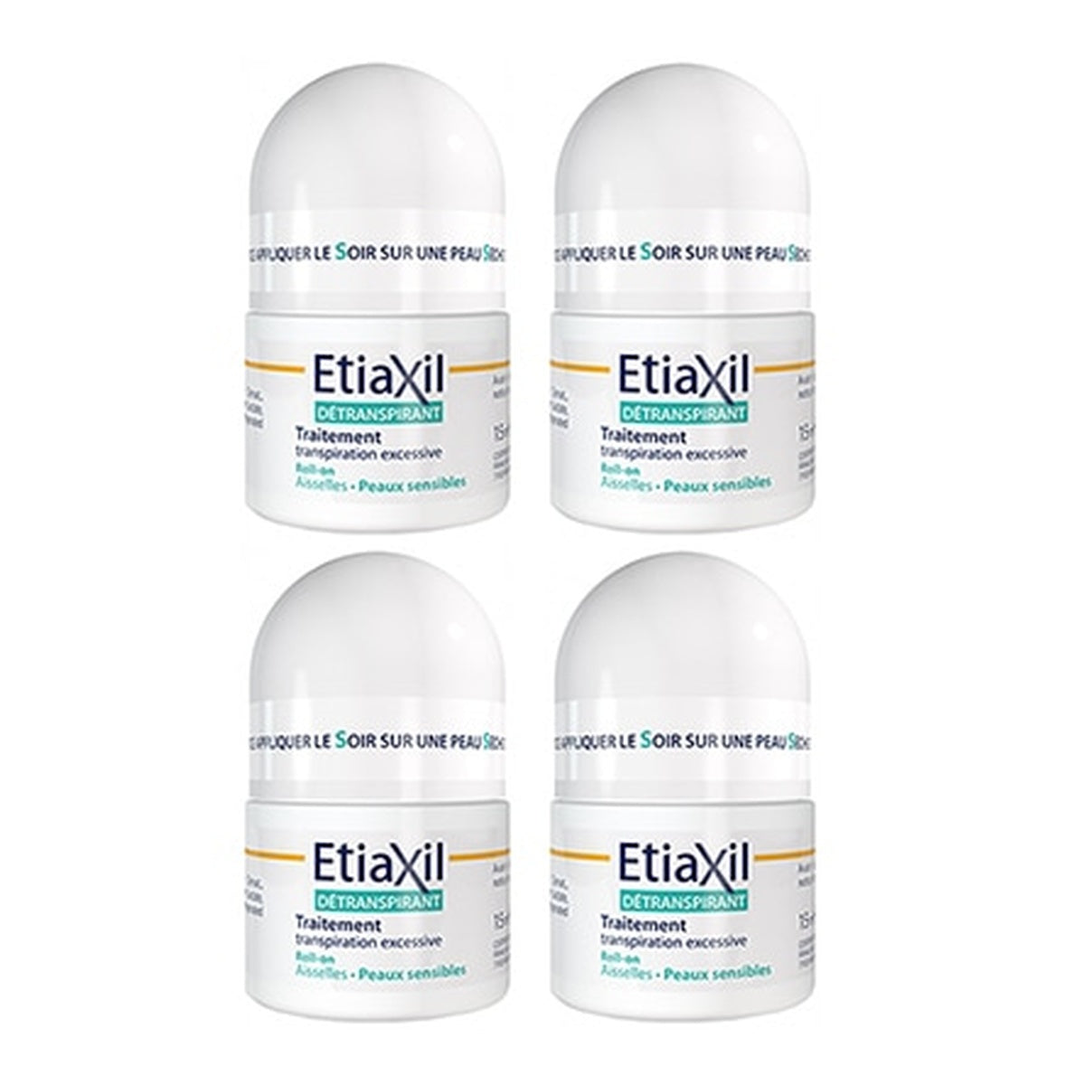 [Etiaxil] Detranspirant Sensitive Skin Roll-On Deodorant (4-pack)