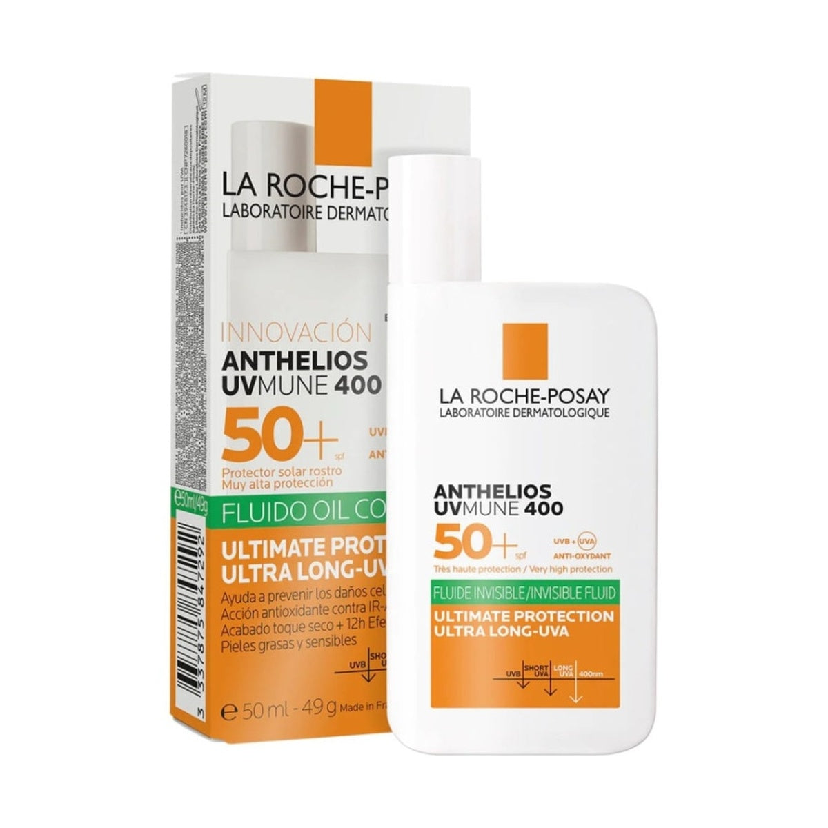 [LA ROCHE POSAY] ANTHELIOS UVMUNE 400 Fluid Oil-Control Face Sunscreen 50 ml
