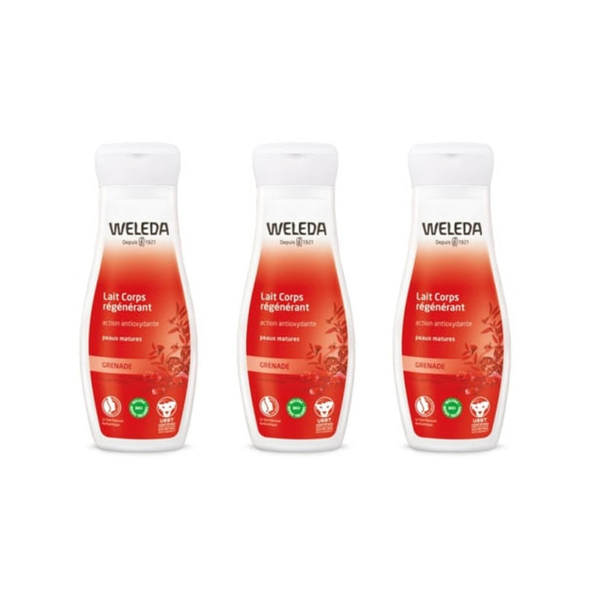 [WELEDA] Pomegranate Regenerating Body Milk 200ml (3-Pack)