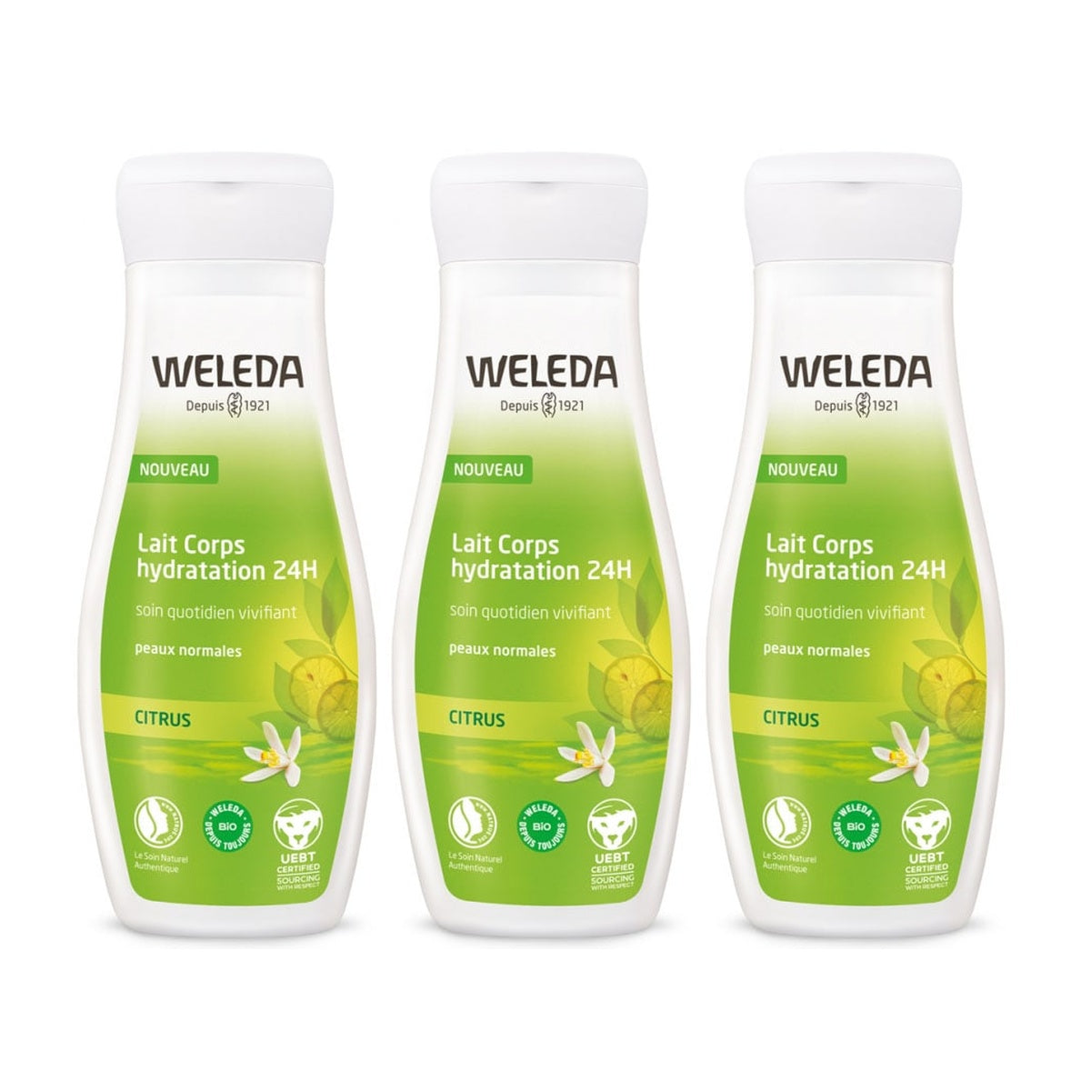 [WELEDA] Citrus Body Milk 200ml (3-Pack)