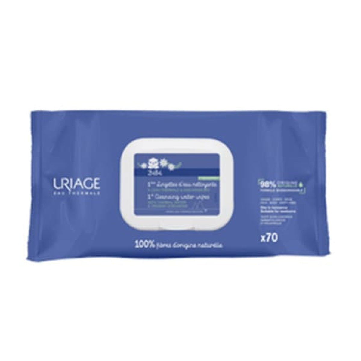[URIAGE] Baby Cleansing Wipes 70pcs