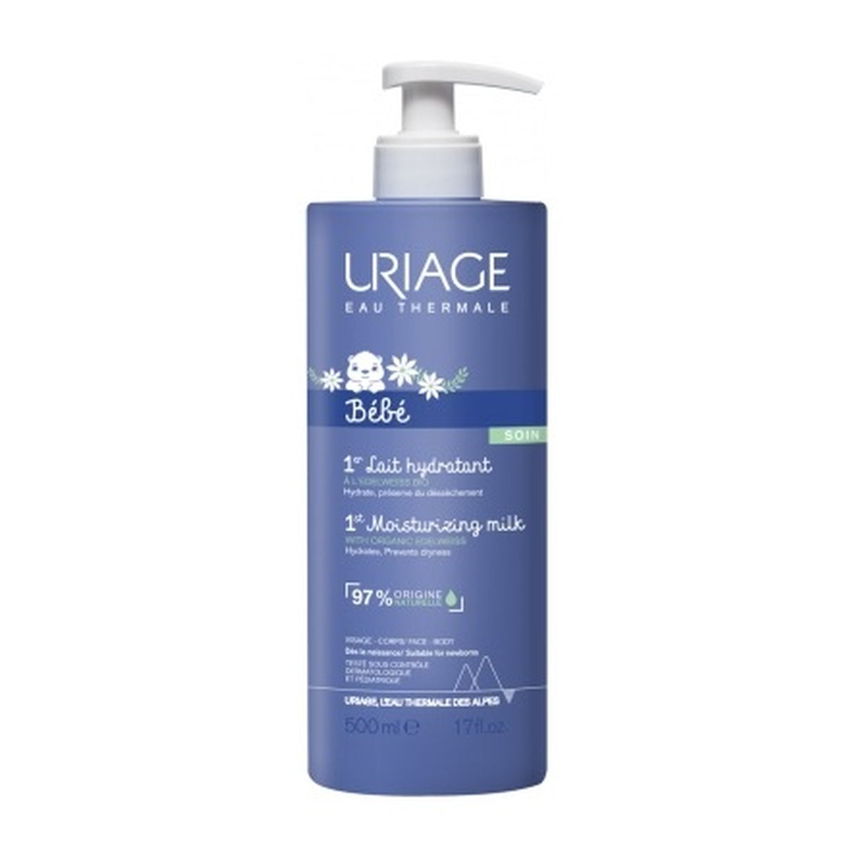 [URIAGE] Baby Cleansing Milk 500ml (No-Rinse Hydrating Milk)
