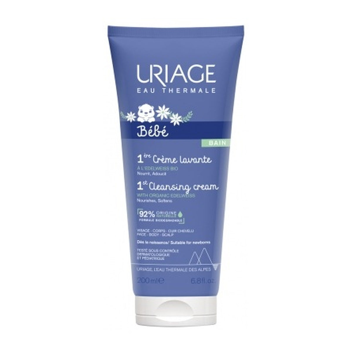 [URIAGE] Baby Foaming Wash 200ml (Soap-free, with Uriage Thermal Spring Water)
