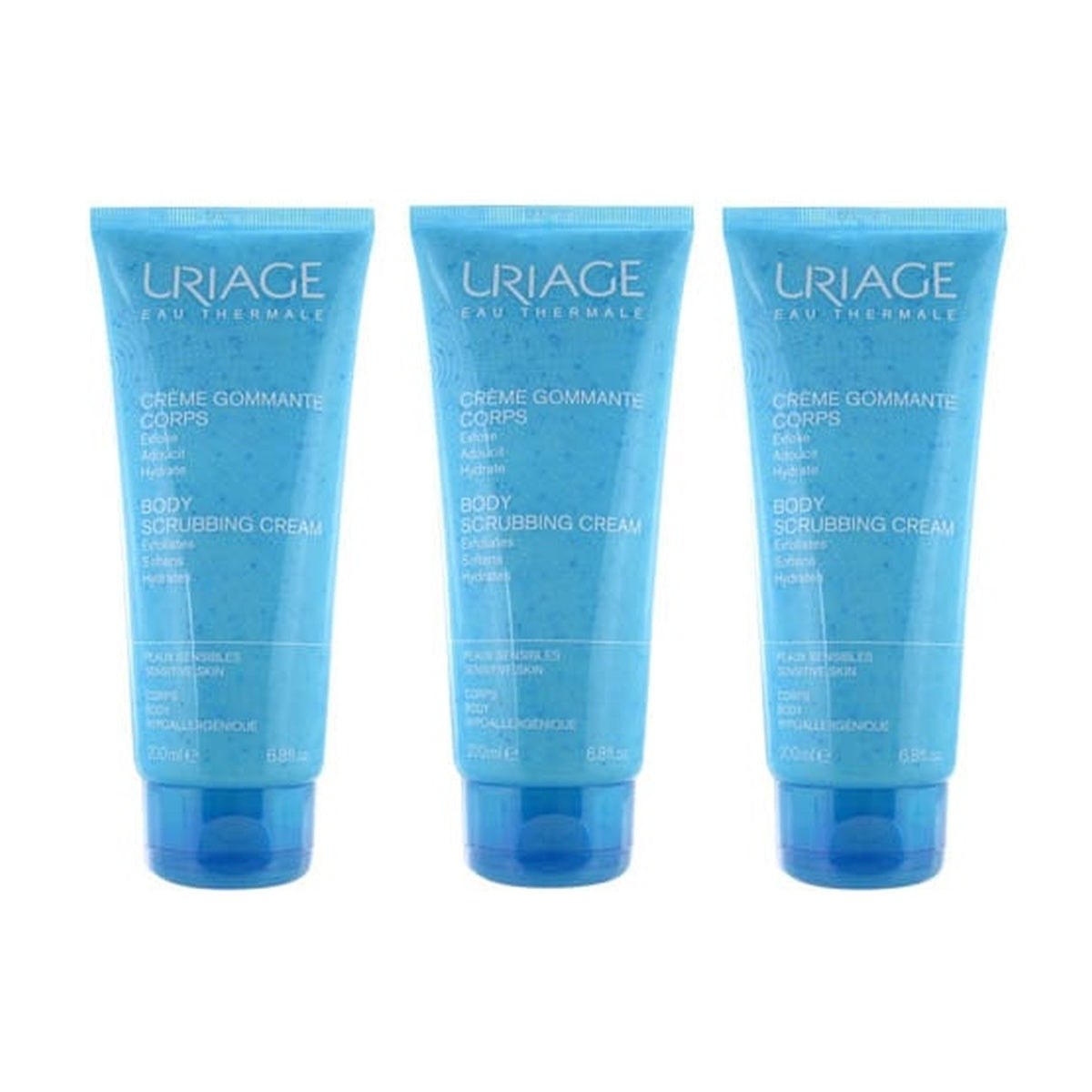 [URIAGE] Gentle Body Scrub 200ml (3-Pack)
