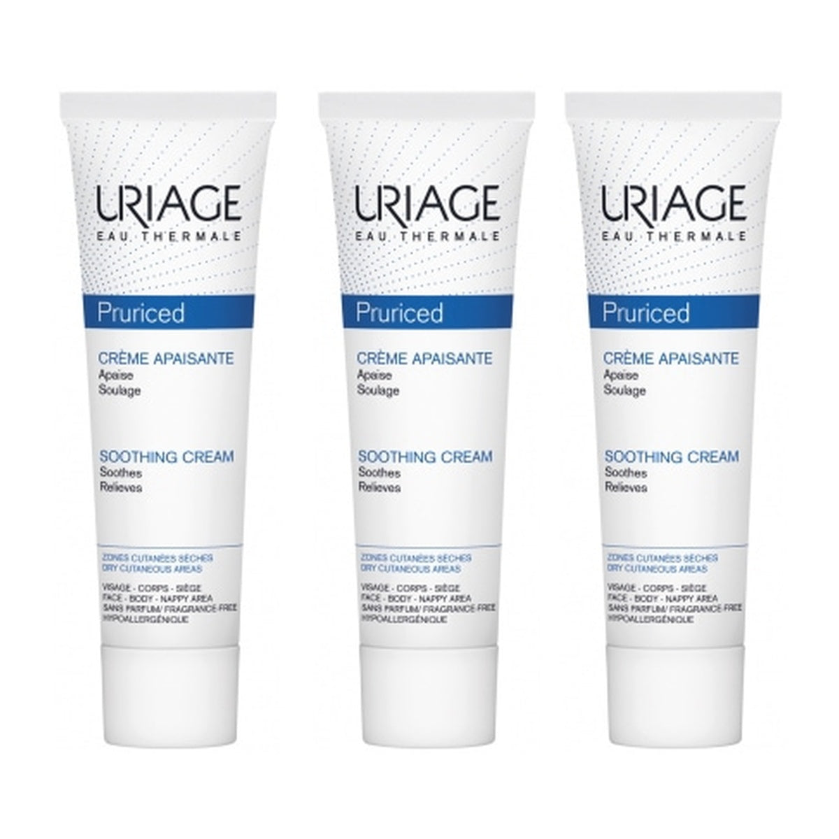 [URIAGE] Pruriced Cream 100ml (3-Pack)