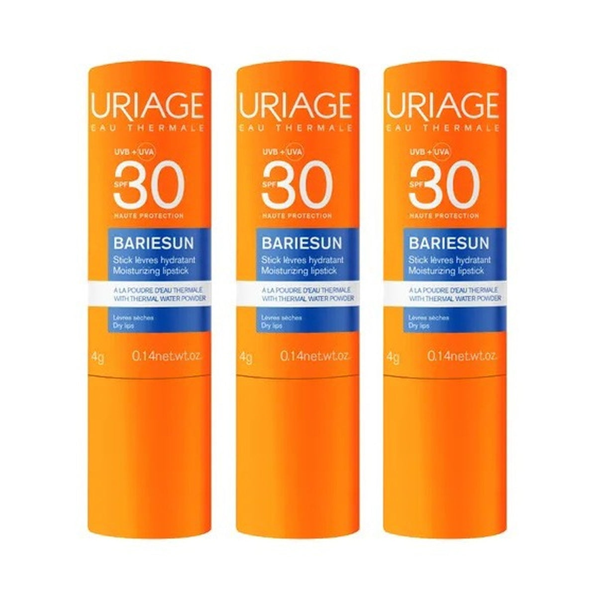 [URIAGE] Bariesun Lip Stick SPF30 4g (3-Pack)