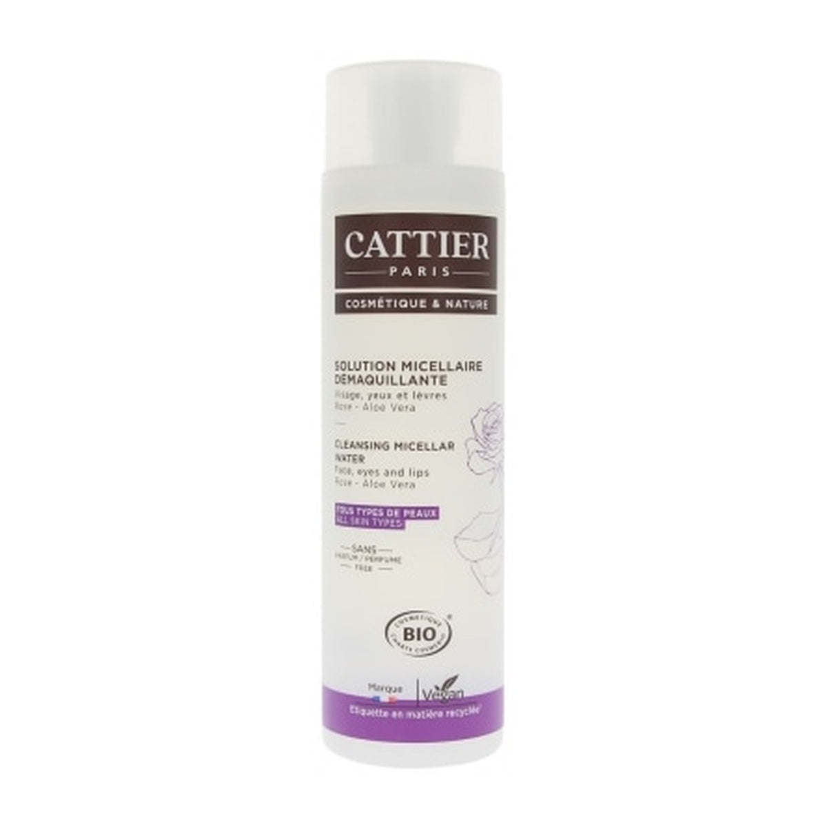 [CATTIER] Micellar Cleansing Lotion 300ml (Alcohol-Free, Fragrance-Free)
