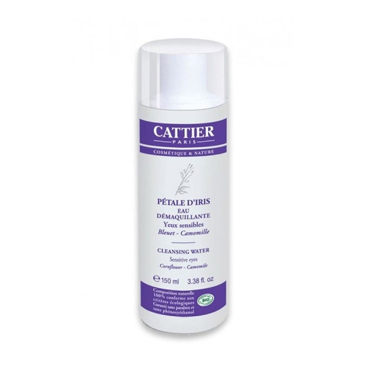 [CATTIER] Sensitive Eye Makeup Remover 150ml (Iris Petal)