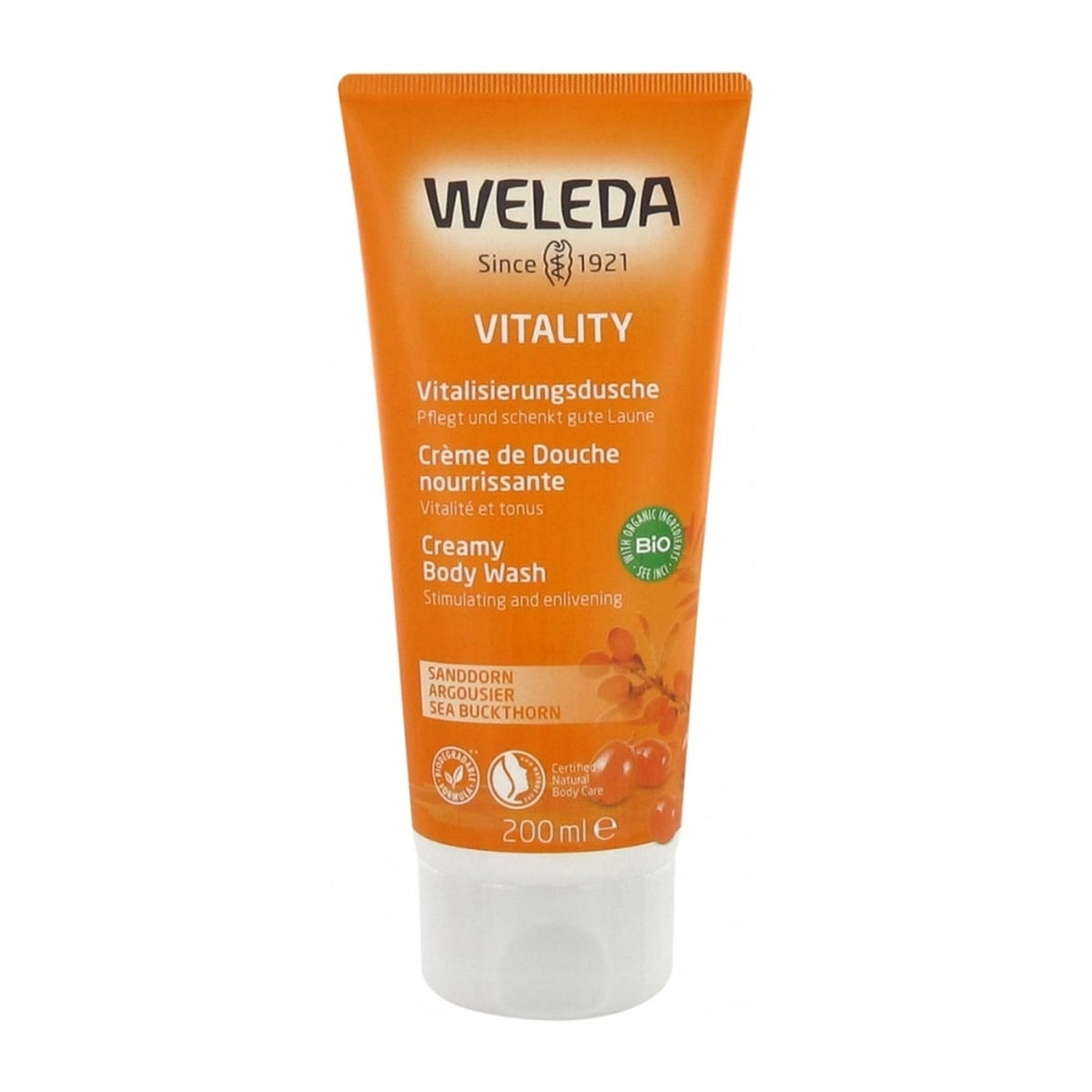 [WELEDA] Sea Buckthorn Creamy Body Wash