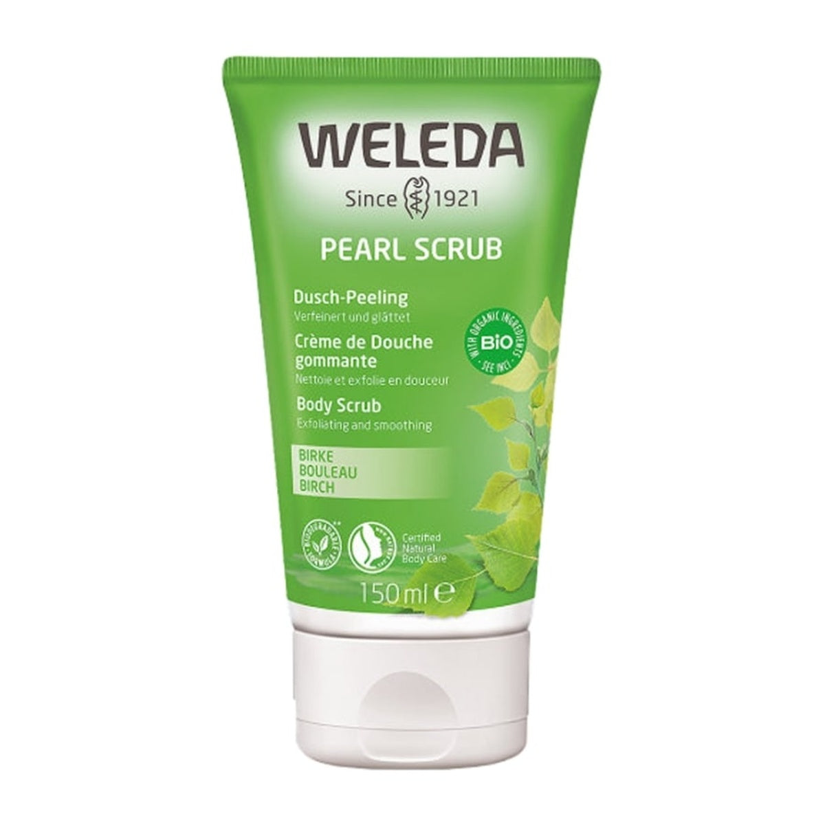 [WELEDA] White Birch Peeling Body Wash (Exfoliating Scrub Cream)