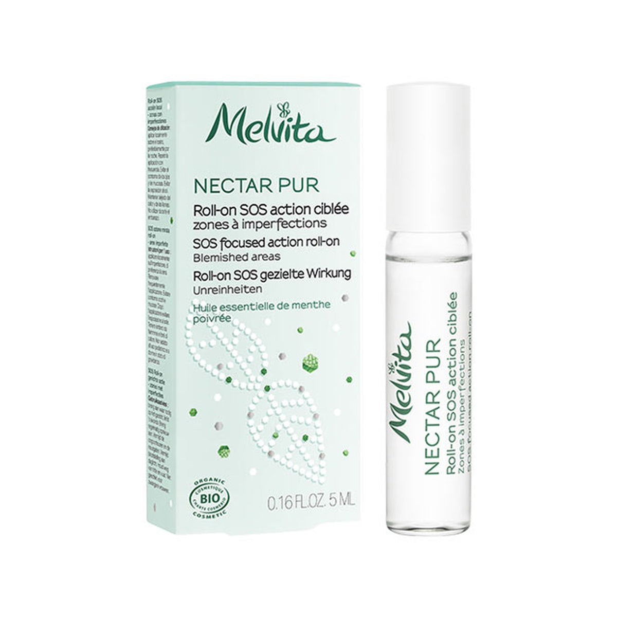 [Melvita] Oil Balancing Roll-On 5ml (For Oily & Troubled Skin)