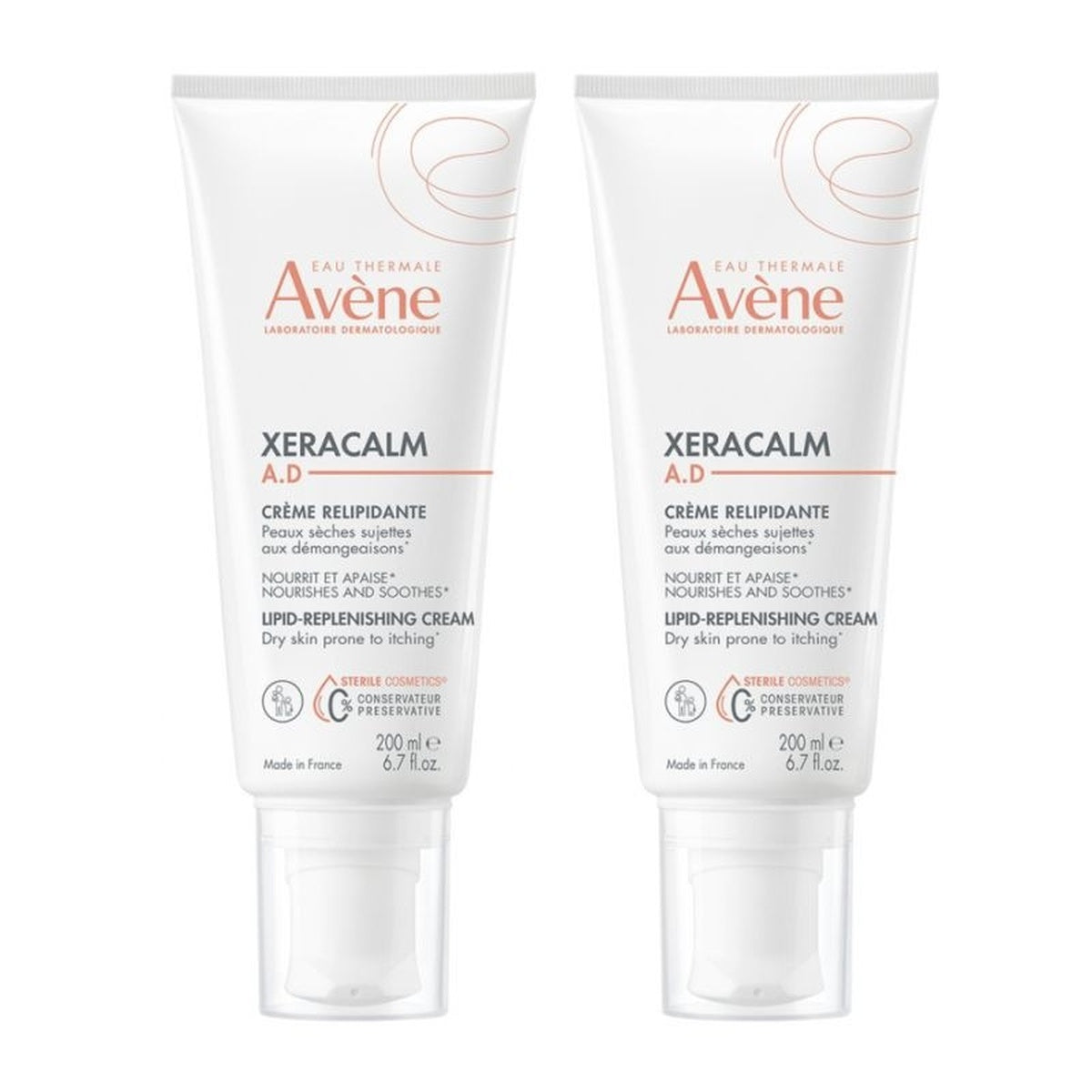 [Avène] Xeracalm A.D Relipidating Cream 200ml 2pcs Set