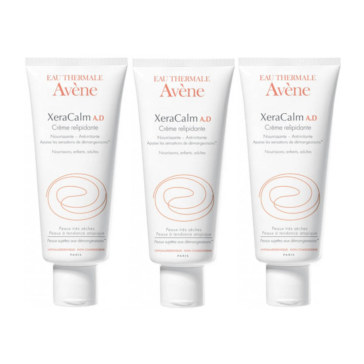 [Avène] Xeracalm A.D Relipidating Cream 200ml 3pc Set