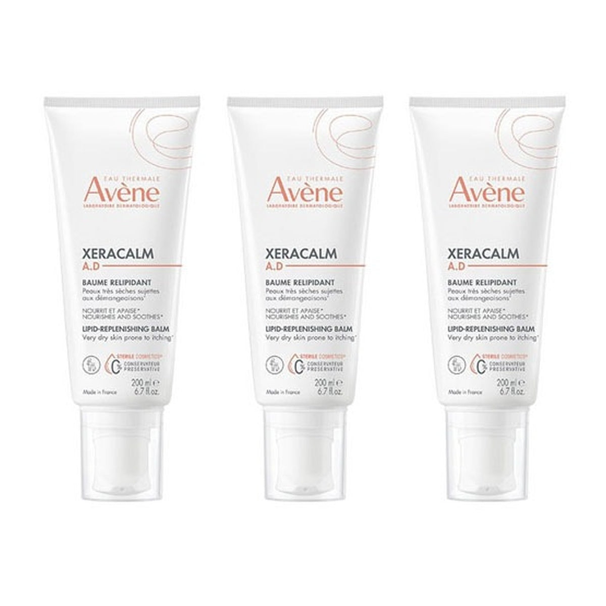 [Avène] Xeracalm A.D Relipidating Balm 200ml x3