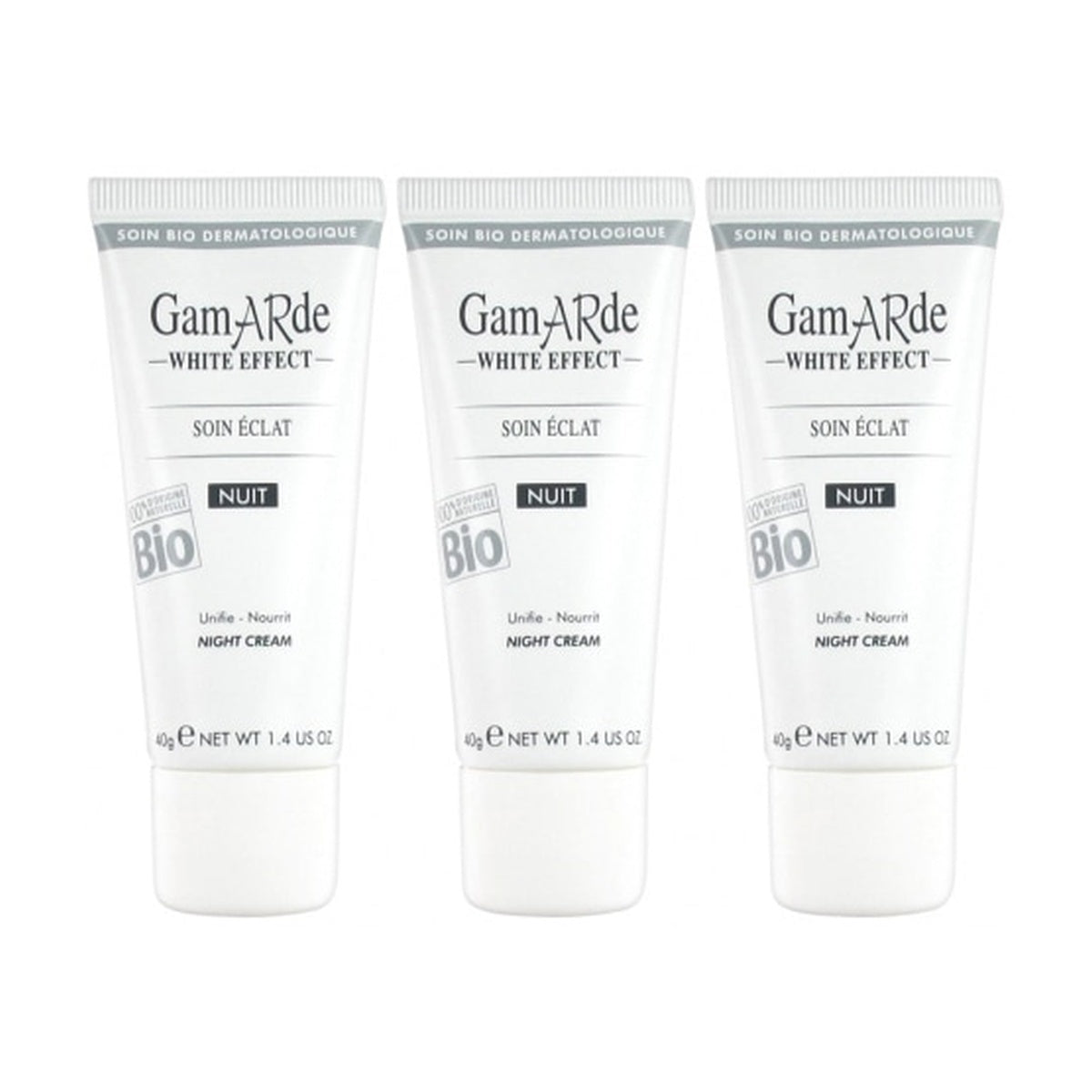 [GAMARDE] White Effect Night Cream 40ml (3pc set)